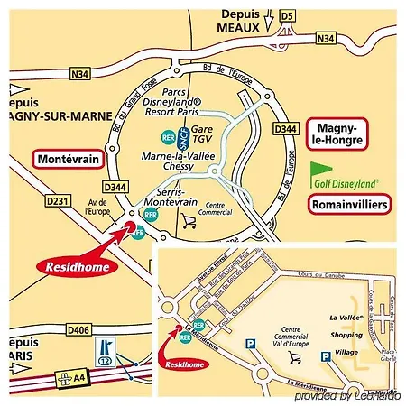 Aparthotel Residhome Val D'europe 4*